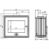 Чугунная каминная топка Invicta Hearth 700 Optimised